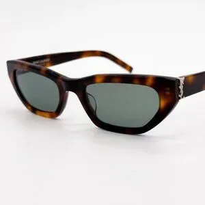 NEW SAINT LAURENT SL M126 003 WOMEN HAVANA SUNGLASSES SLM126 003 Saint Laurent SL M126 003 54 Sunglasses | Bassol Optic  main image 4